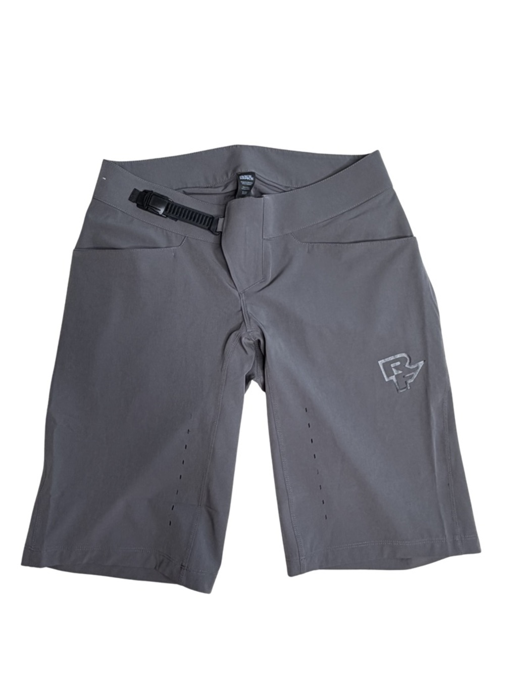 Race Face Mountain Bike Shorts Mens M Gray MTB Trail Stretch Cycling Shorts